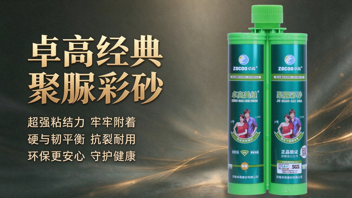 卓高经典聚脲彩砂 超强粘结力 牢牢附着