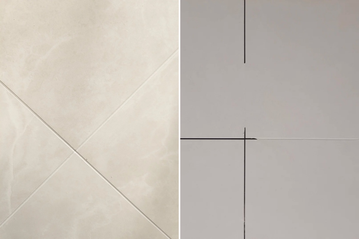 光照的影响下横缝视觉上比竖缝深