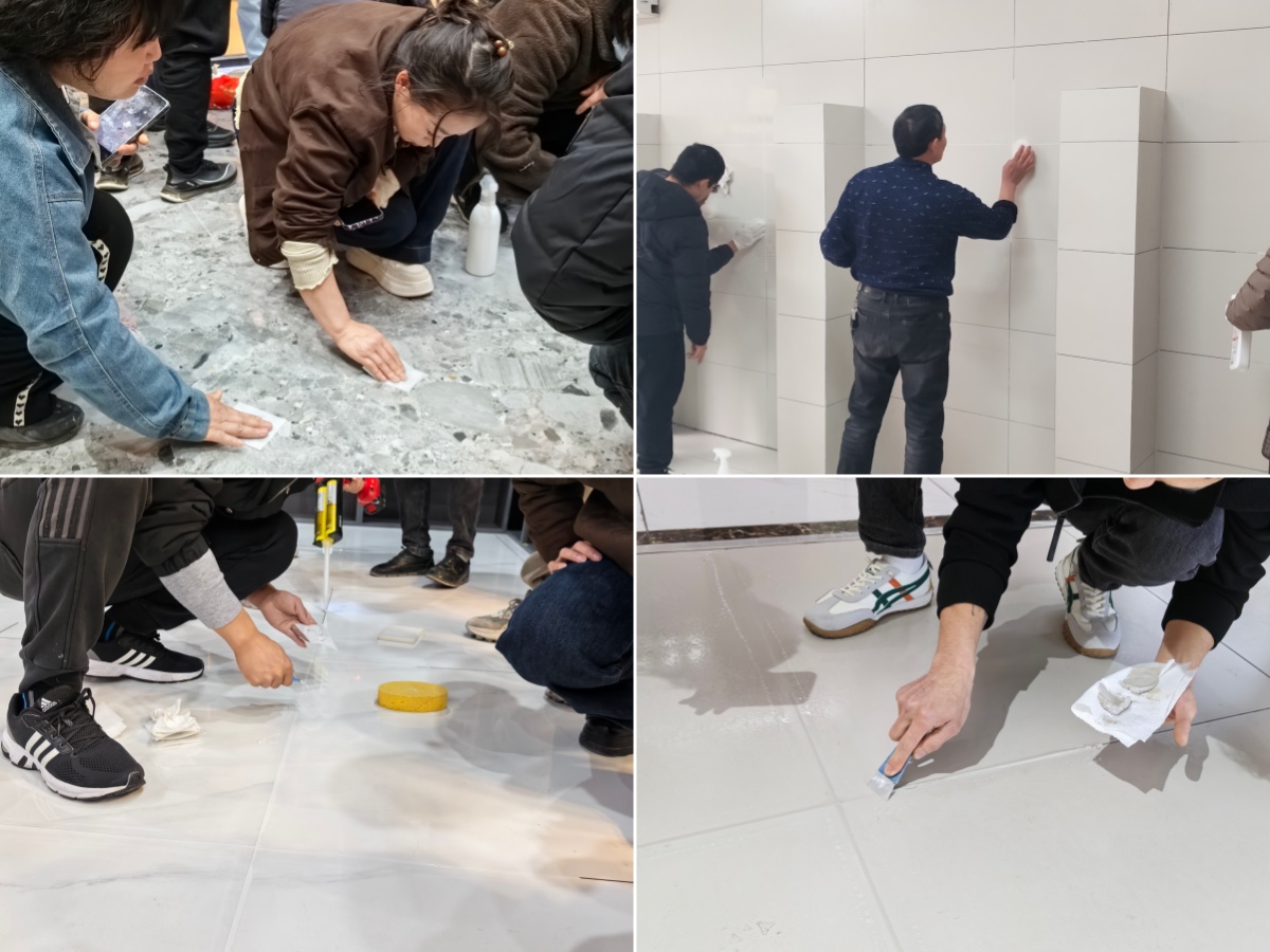 卓高平缝培训现场实操环节 卓高平缝培训现场实操环节