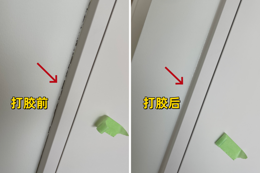 卓高k60醇型美容胶施工效果展示